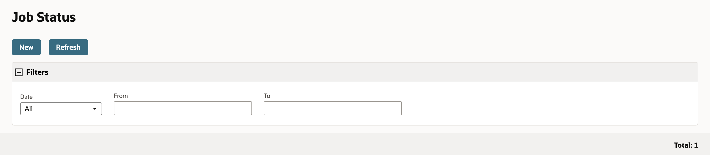 The Job Status list with one job, Invoice - billing-export-1002.csv, Status Complete, Percent Complete 100.0% and Message 2 of 2 records imported successfully.