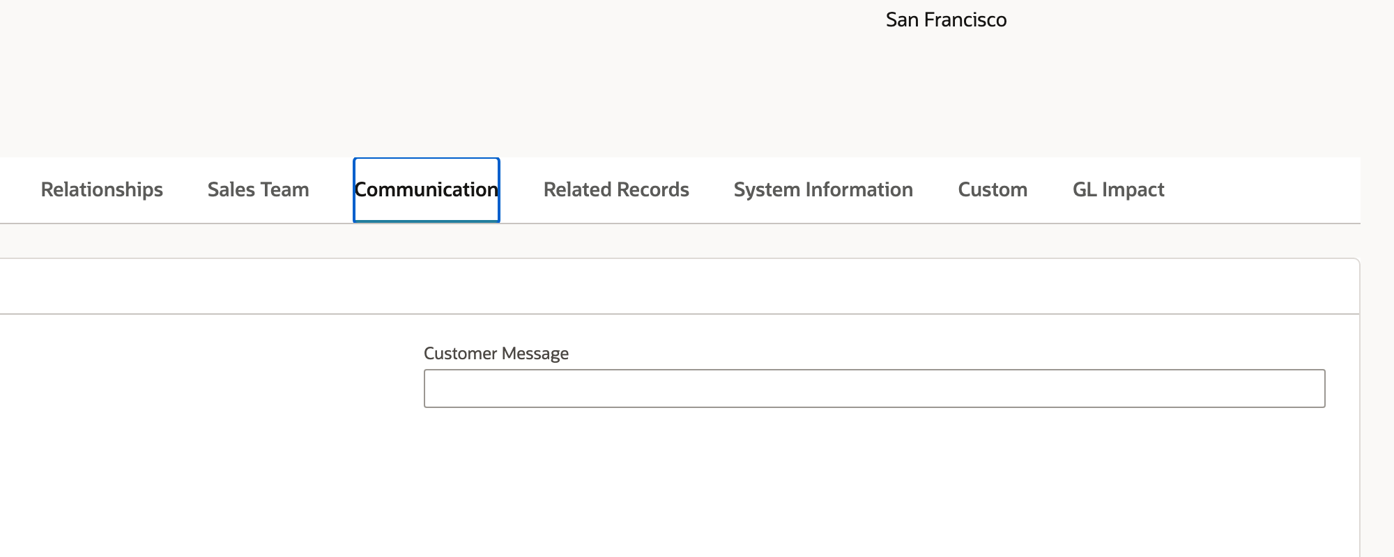 Confirm the invoice and open its Messages area.