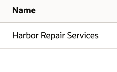 Journal JE-80021 has a 325.00 debit to 6100 Equipment Repairs with Name Harbor Repair Services.